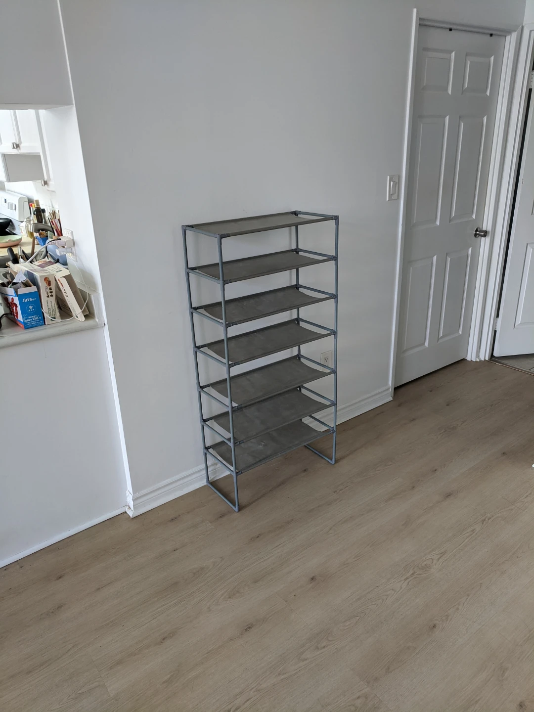 7-Tier Grey Shoe Rack - photo 4