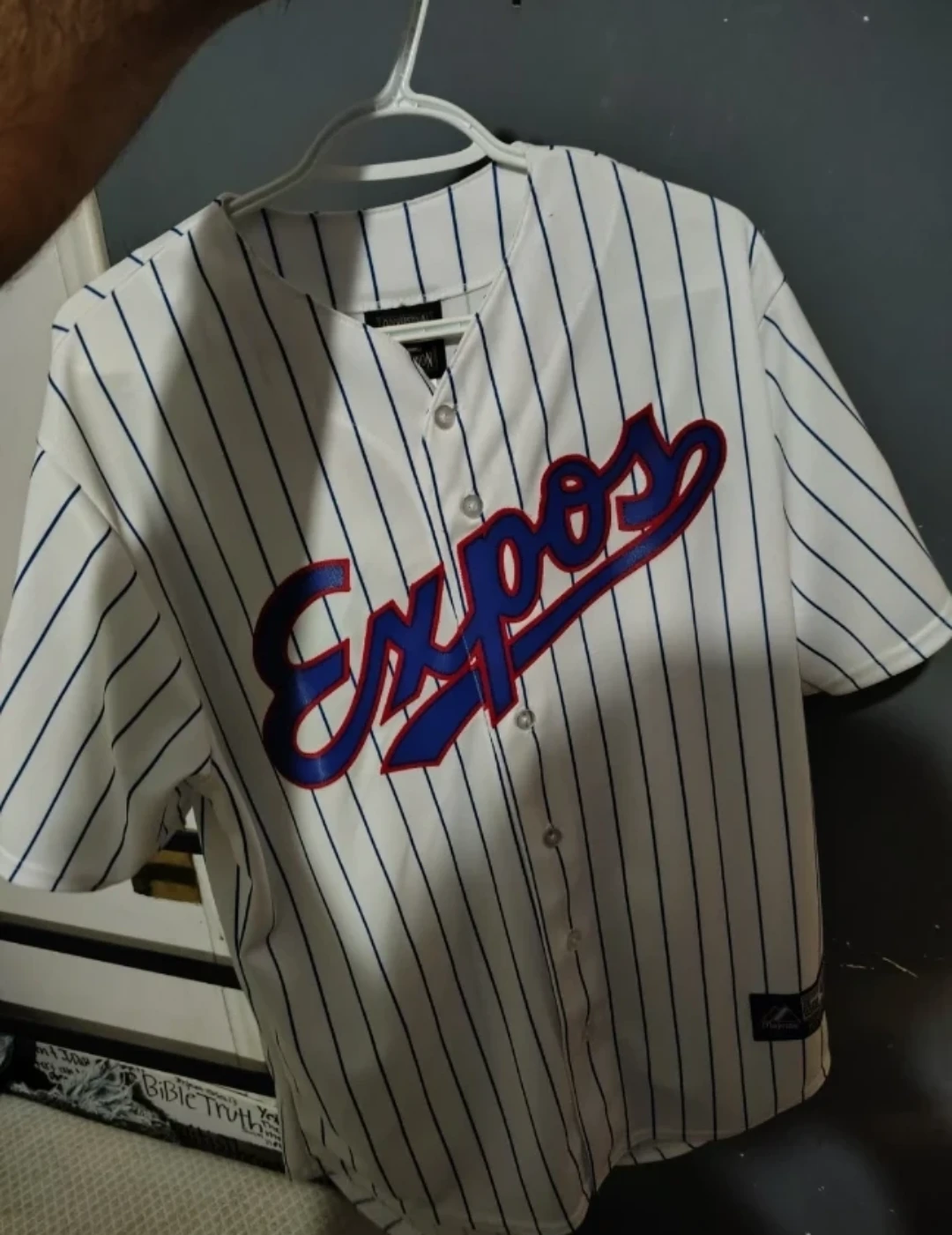VTG 90s MONTREAL EXPOS RUSSELL BASEBALL JERSEY SIZE M - photo 2