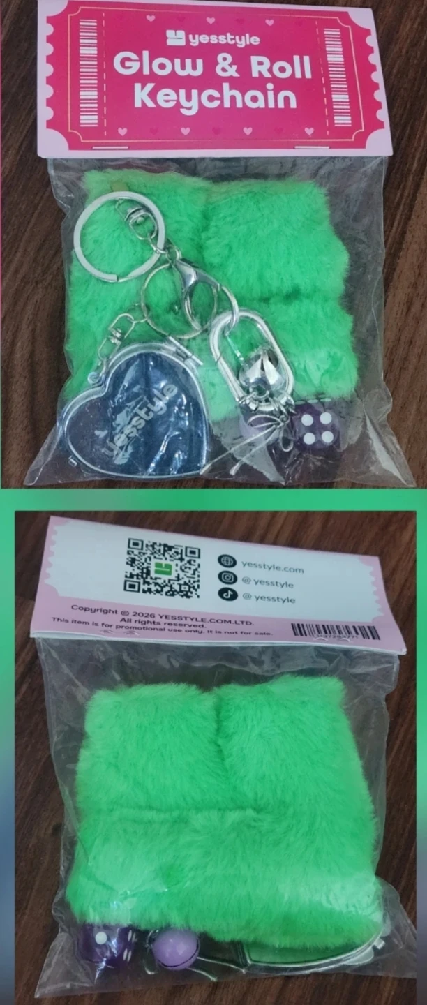 🏈 YesStyle Glow & Roll Keychain