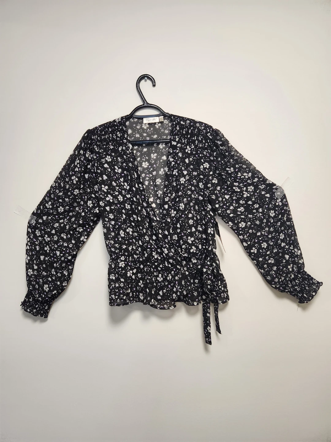 Rd Style Floral Wrap Blouse