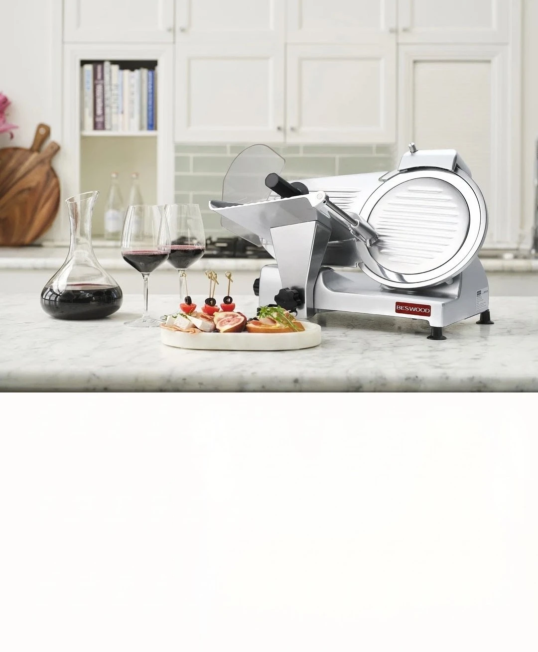 Beswood Electric Food Slicer Commercial Grade