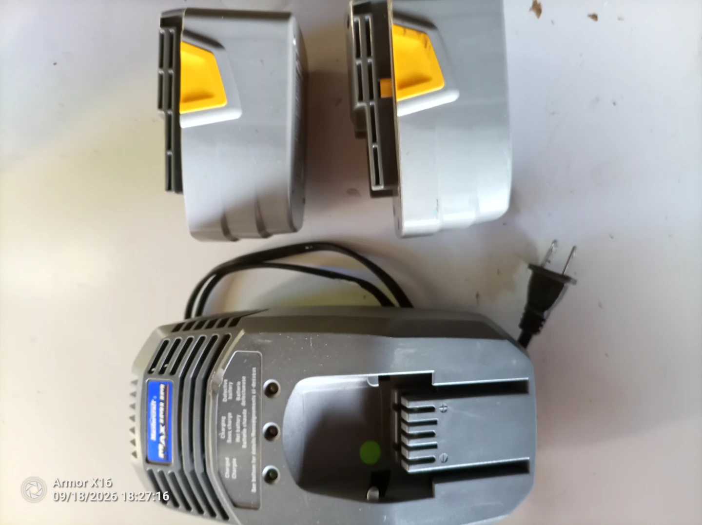 Mastercraft Max Lithium Battery Charger and Two Batteries