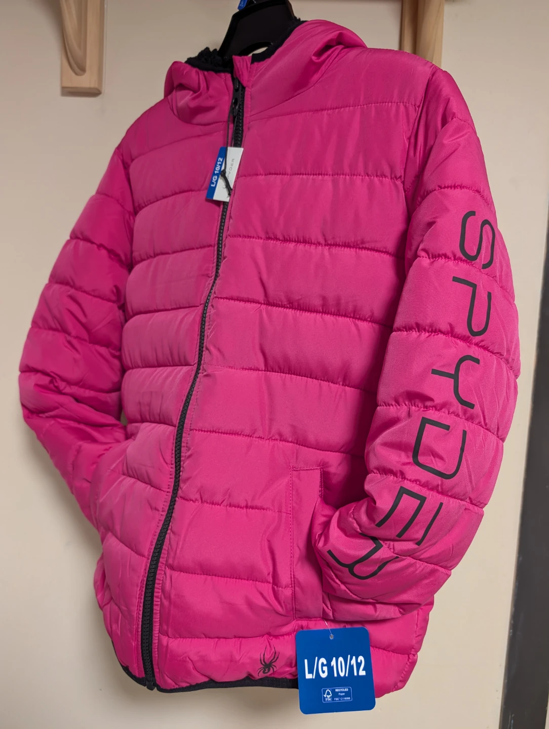 Brand New Spyder Kids Winter Jacket - Pink
