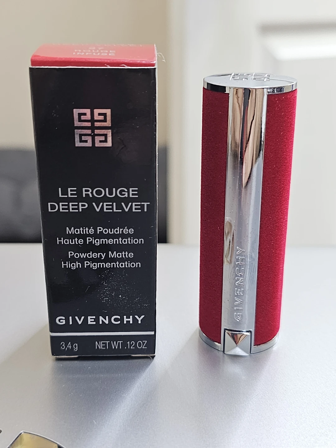 Givenchy Le Rouge Deep Velvet Lipstick 27 Rouge Infusé