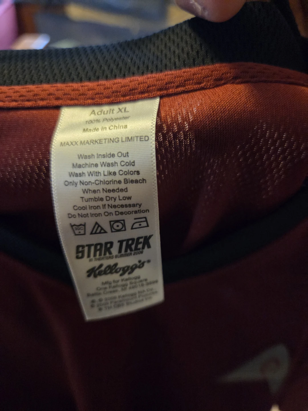 Star Trek Uniform T-Shirt 2009 movie - photo 3