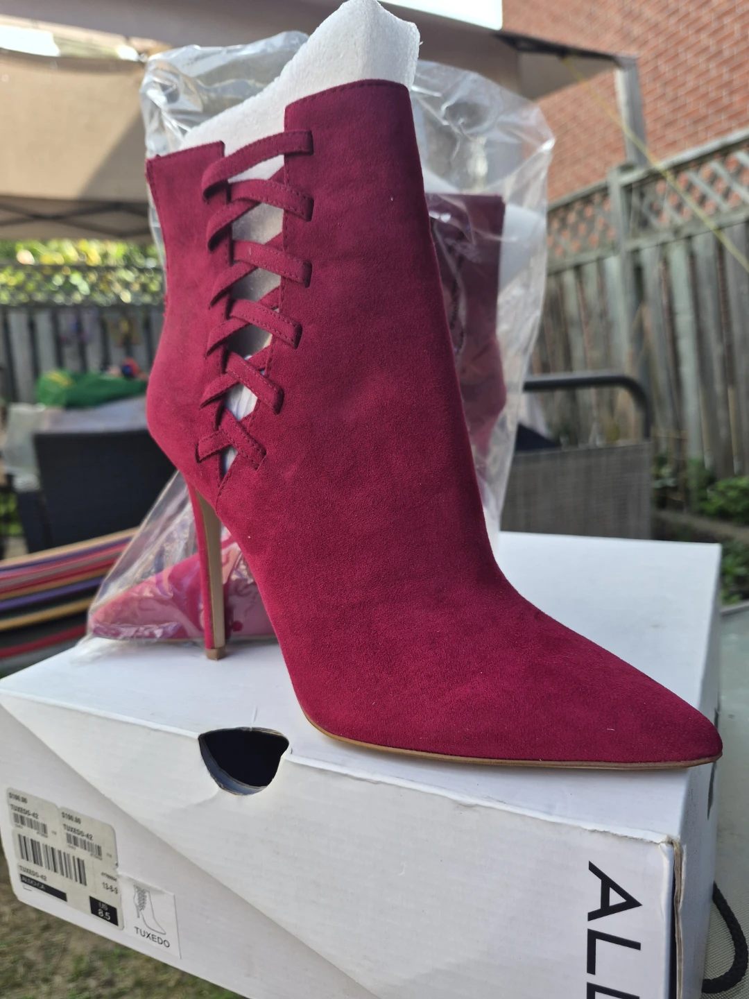 Aldo Tuxedo Ankle Women Boots - Size 8.5