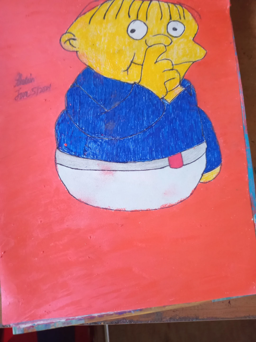 THE SIMPSONS CHARACTER DRAWING BY CARTOONIST - photo 5