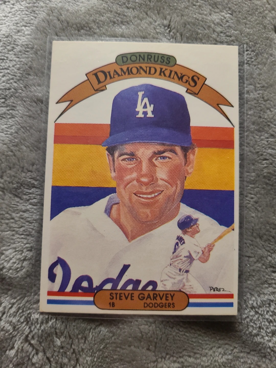 1982 Donruss Diamond Kings Steve Garvey Baseball Card