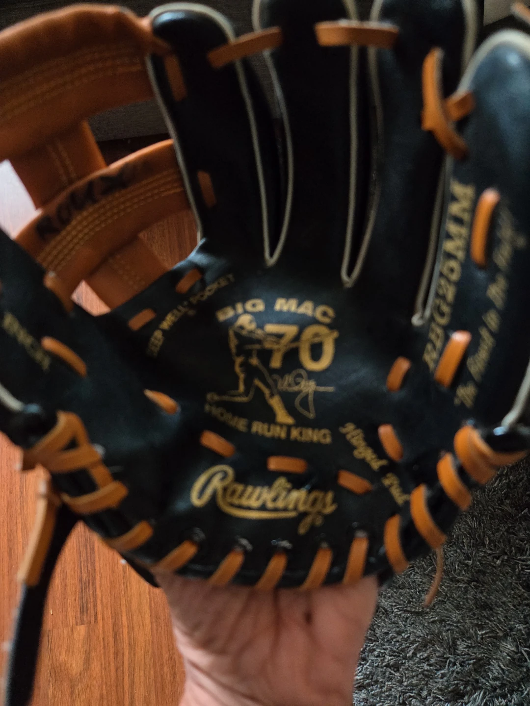 Rawlings Big Mac 70 Home Run King Basebal zyouth l Glove - photo 3