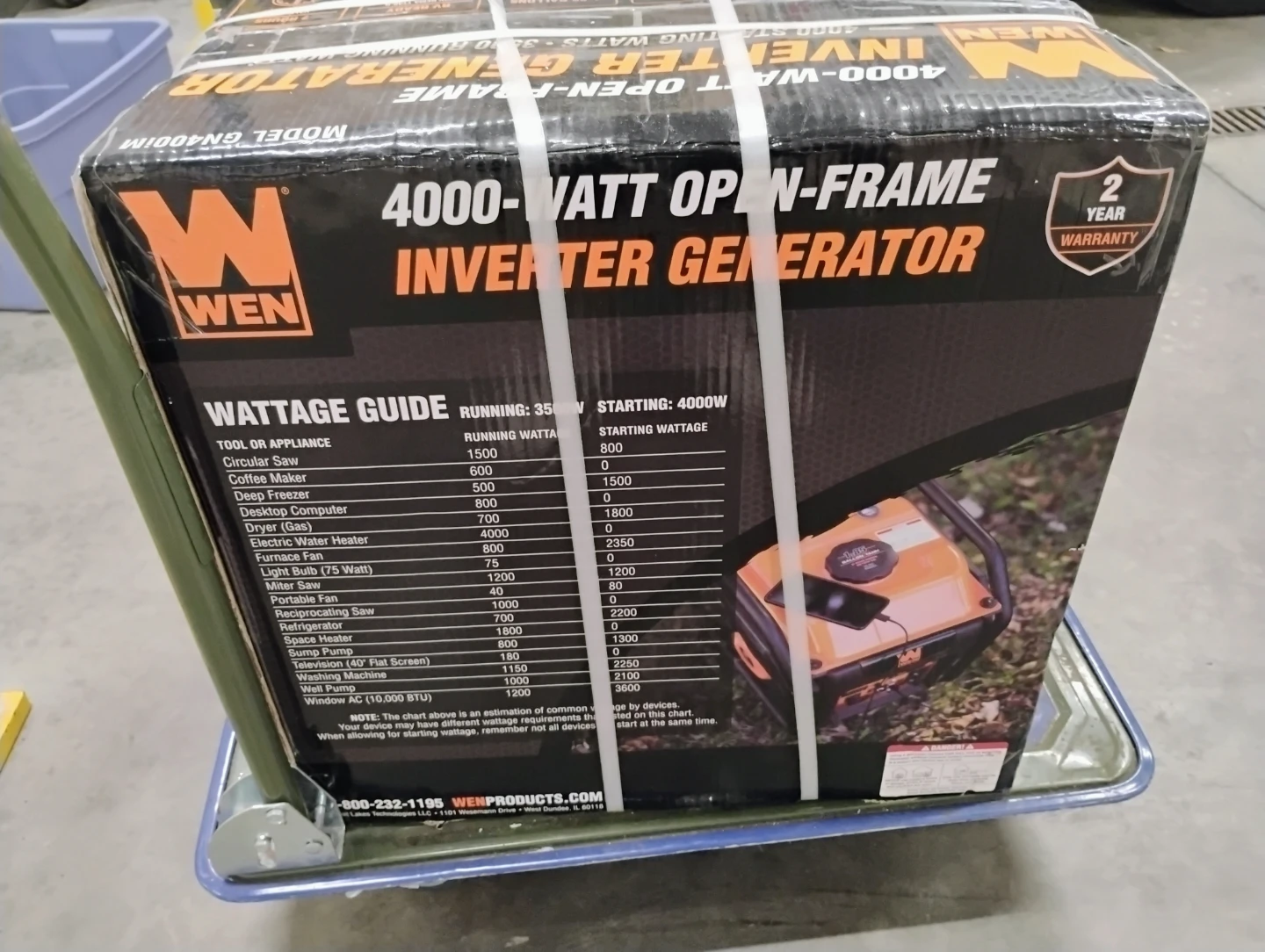 WEN GN400iM 4000-Watt Generator new  Cash only