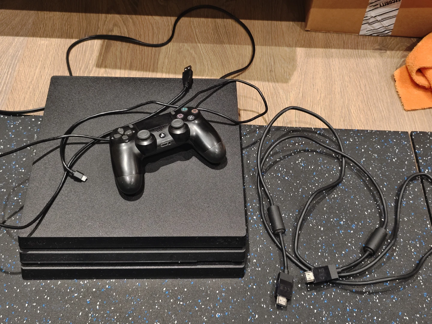 Sony PlayStation 4 Pro Console PS4 with Controller and Cables