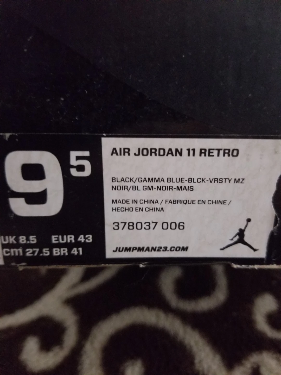 Air Jordan 11 Retro Gamma Blue Size 9.5 - photo 2