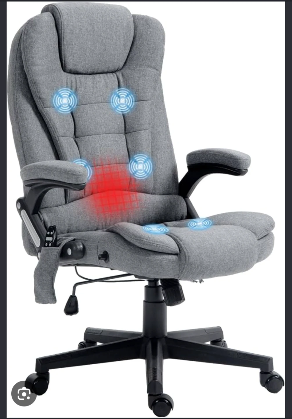 HOMCOM Vinsetto Massage Office Chair