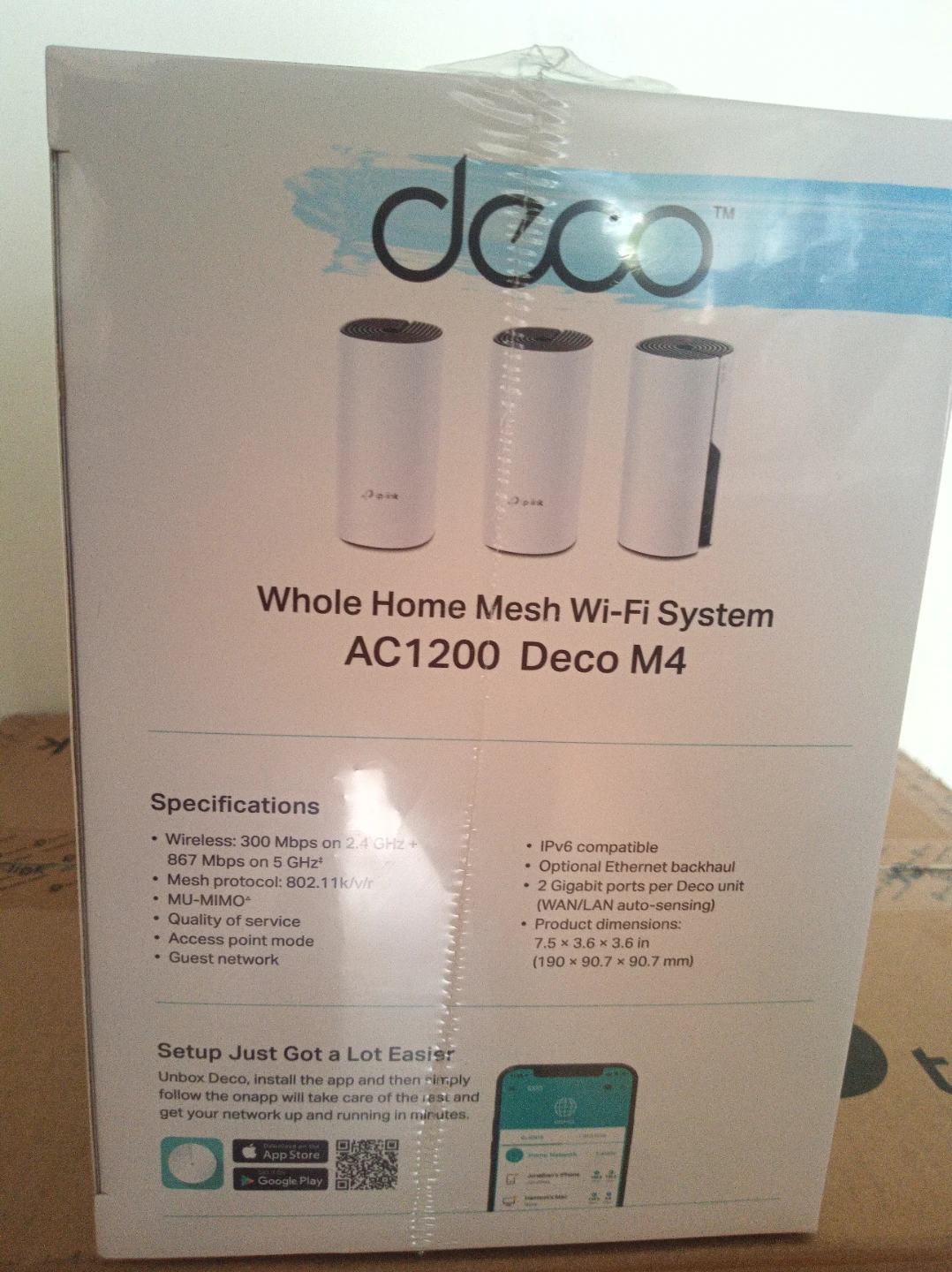 TP-Link Deco M4 Whole Home Mesh Wi-Fi System - photo 4
