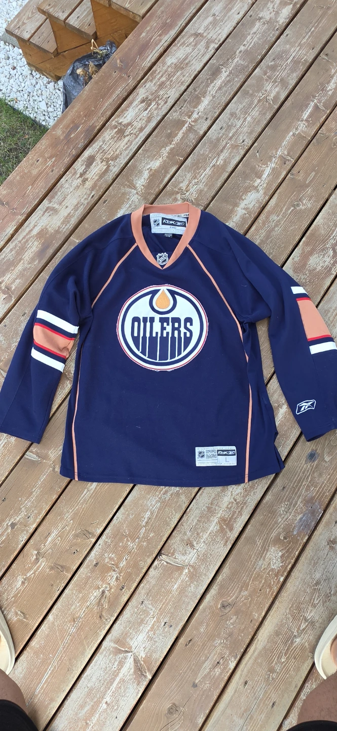 Reebok Edmonton Oilers Jersey mens Large