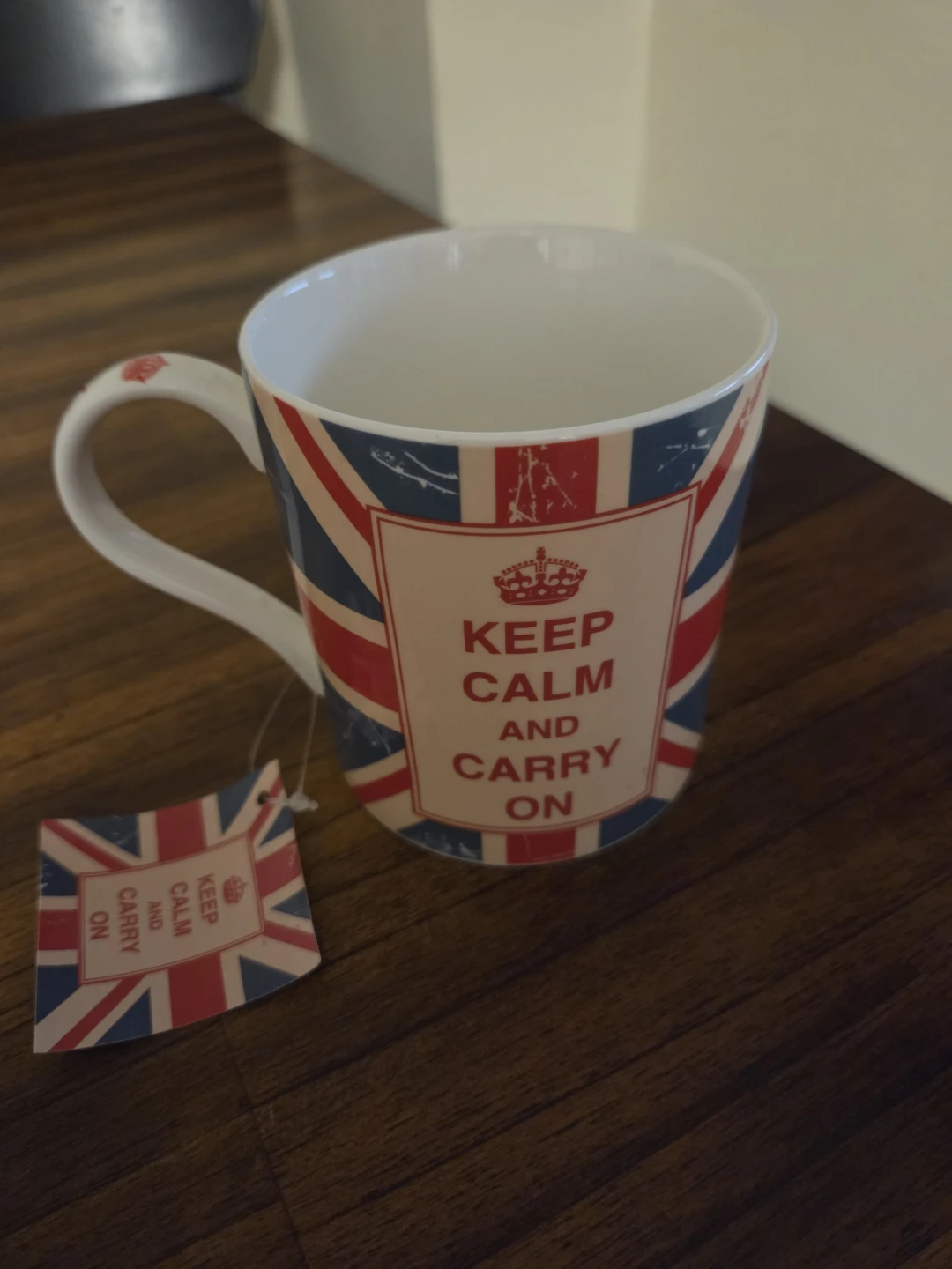Keep Calm and Carry On Union Jack Mug