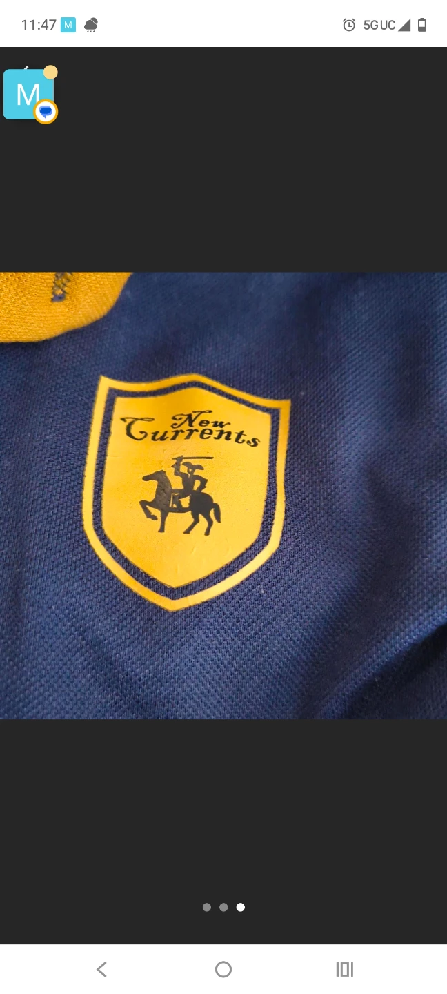New Currents Navy Polo Shirt - photo 2