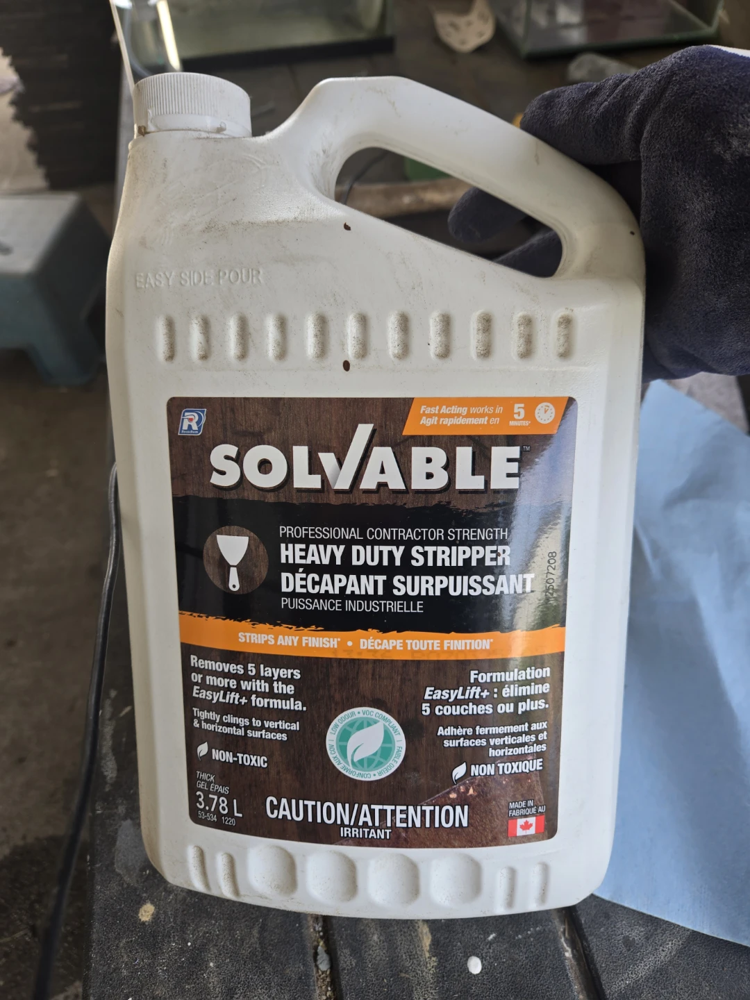 Solvable paint stripper heavy duty