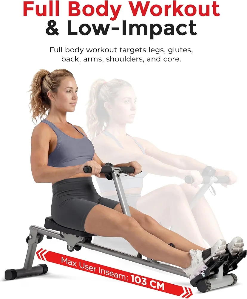 Sunny Health & Fitness Rowing Machine - photo 5