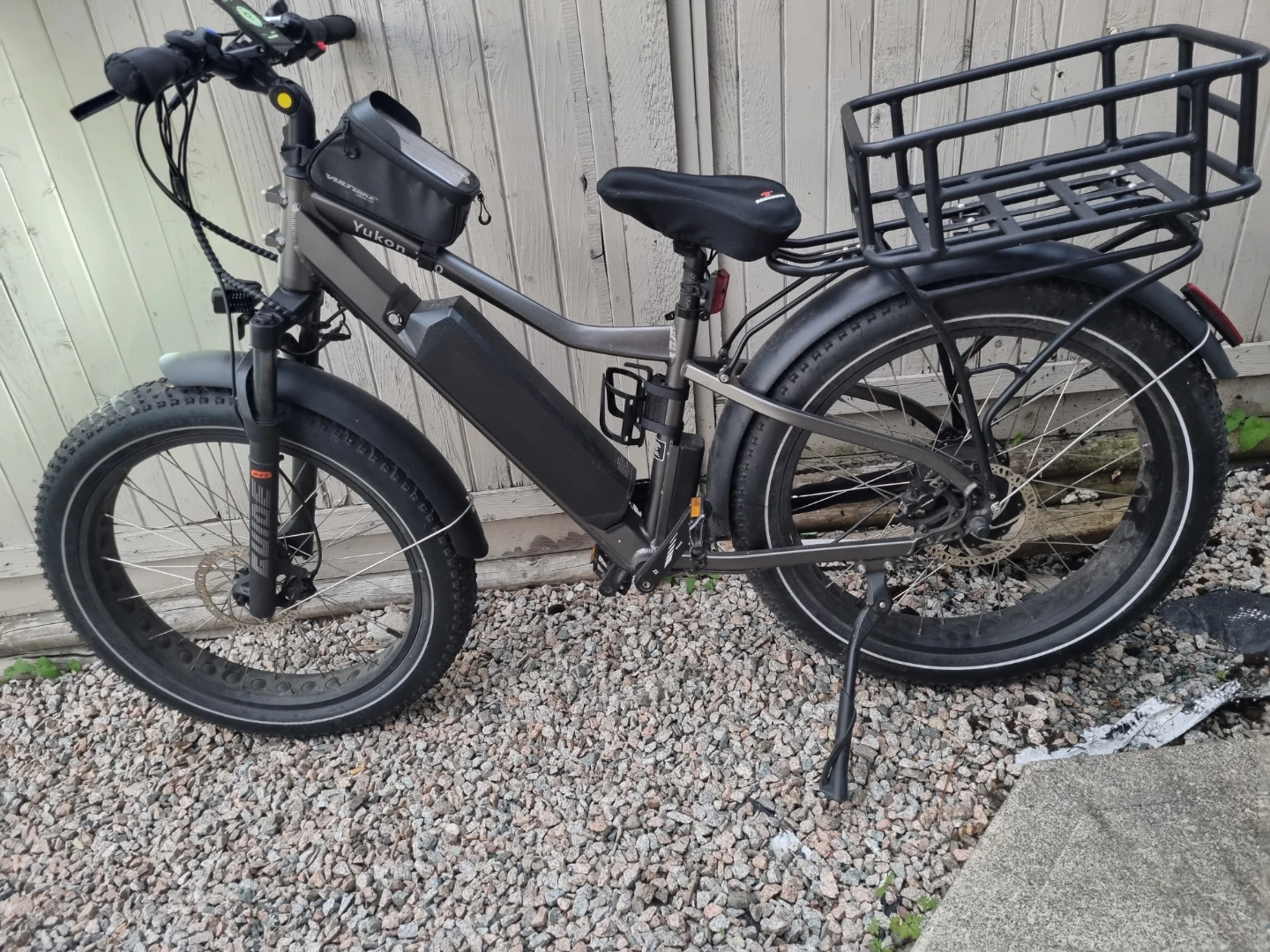 Yukon Electric Fat Bike with Rear Rack