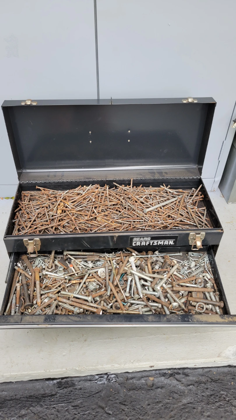Sears Craftsman Metal Toolbox with Assorted Hardware - photo 5