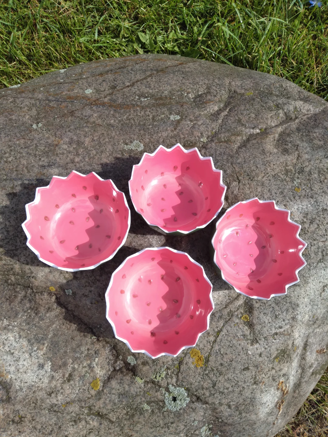 Set of 4 Watermelon-Themed Bowls - photo 2