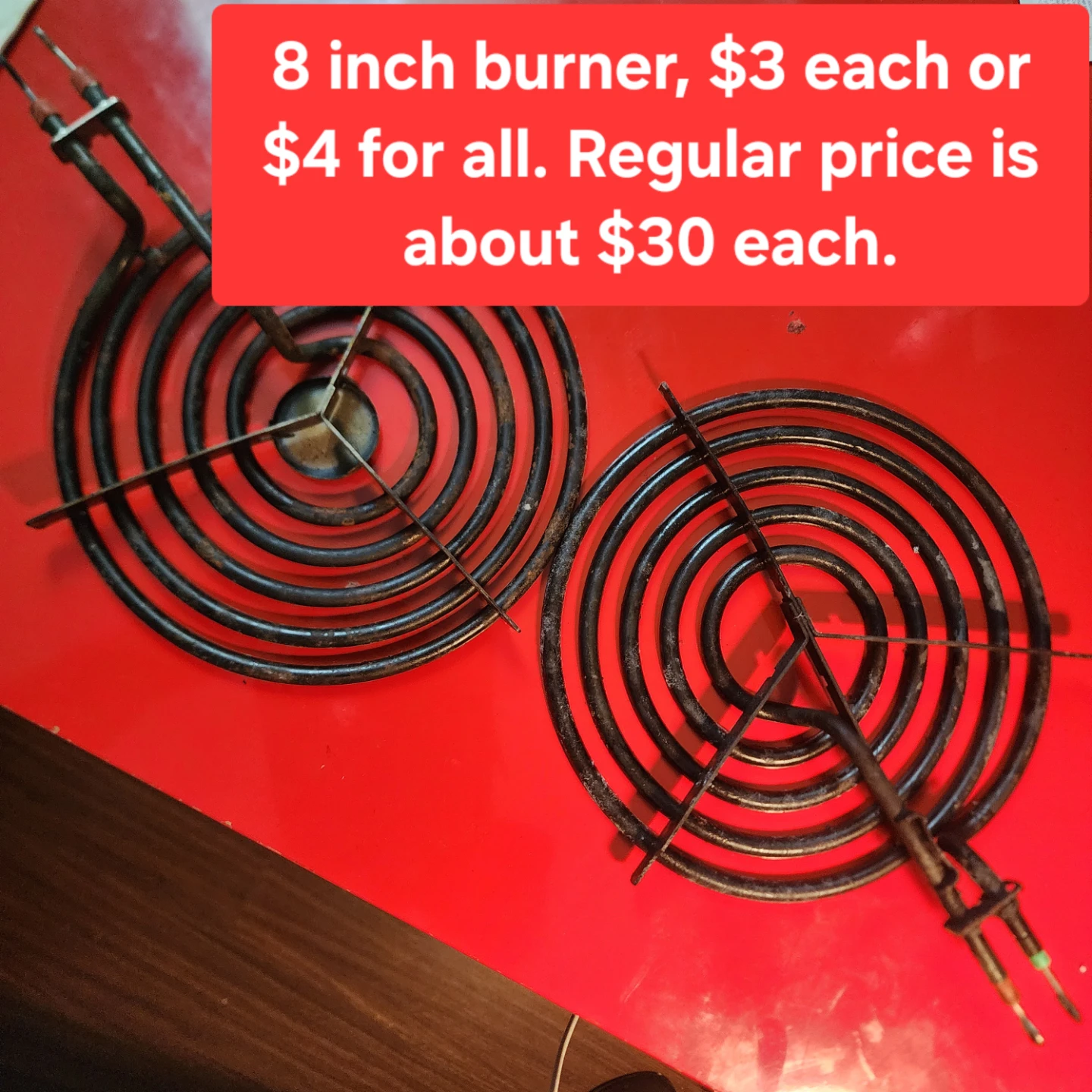 8 inch electric stove burner