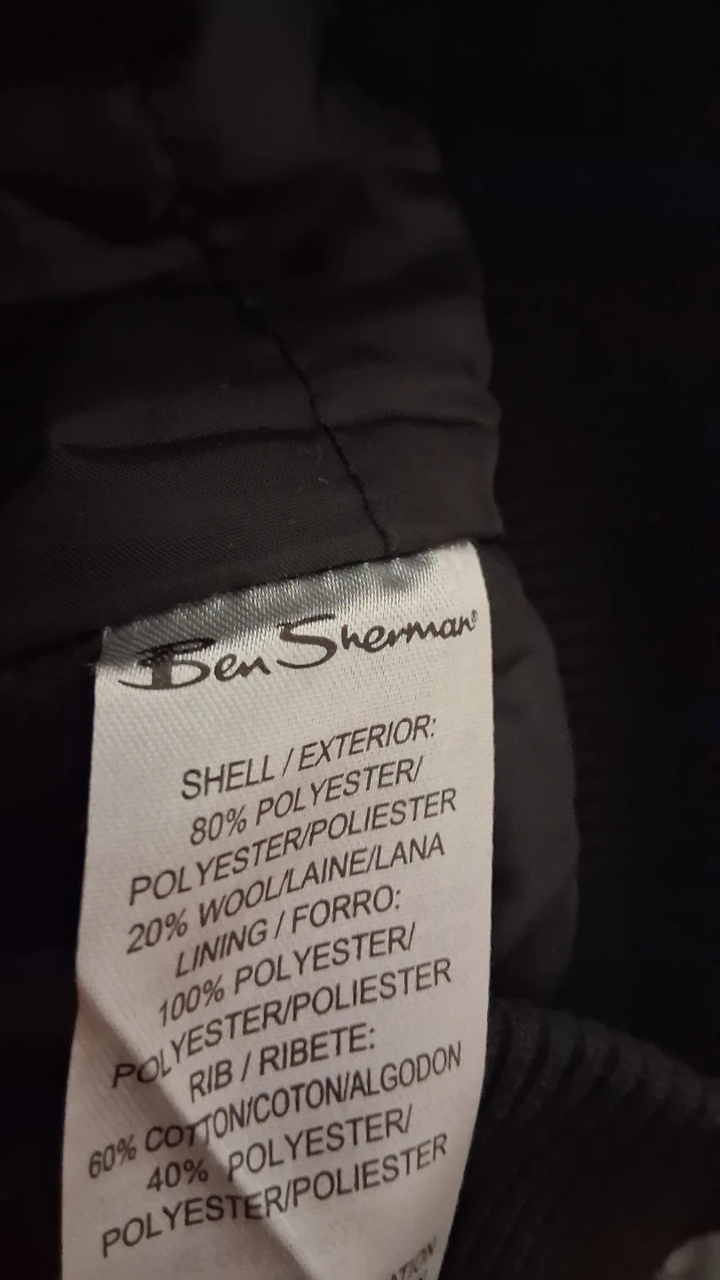 Ben Sherman Navy Blue Bomber Jacket XL - photo 2