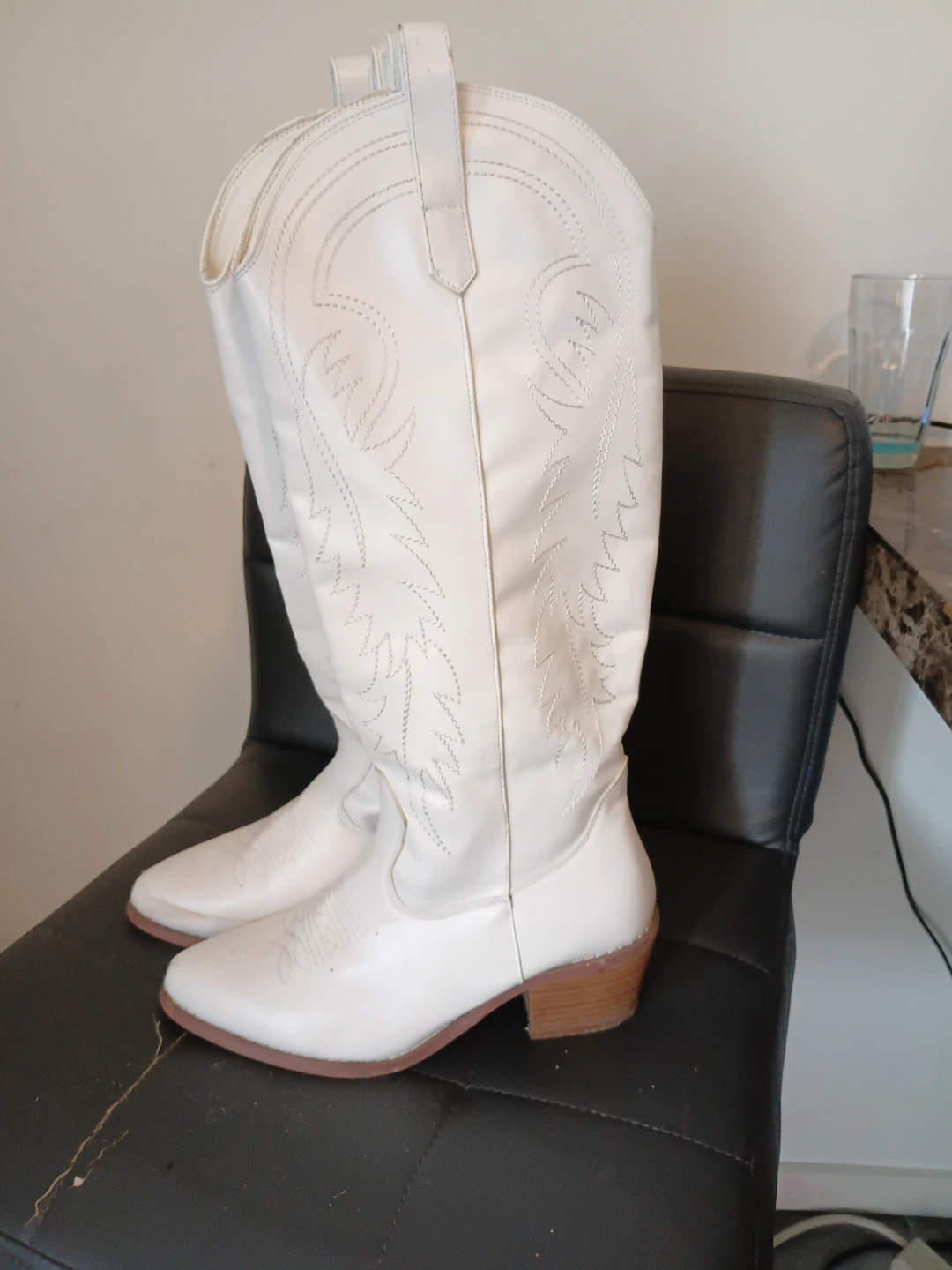 White Western Cowboy Boots
