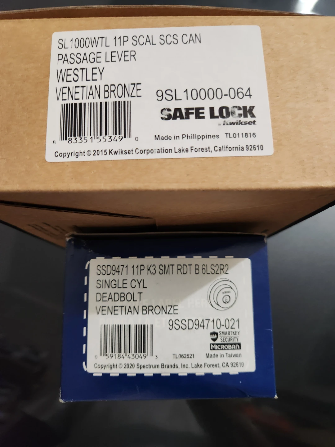 Weiser Westley Passage Lever and Deadbolt Set - photo 4