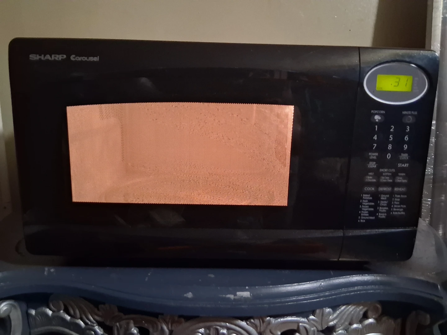 SHARP Carousel Microwave Oven Black