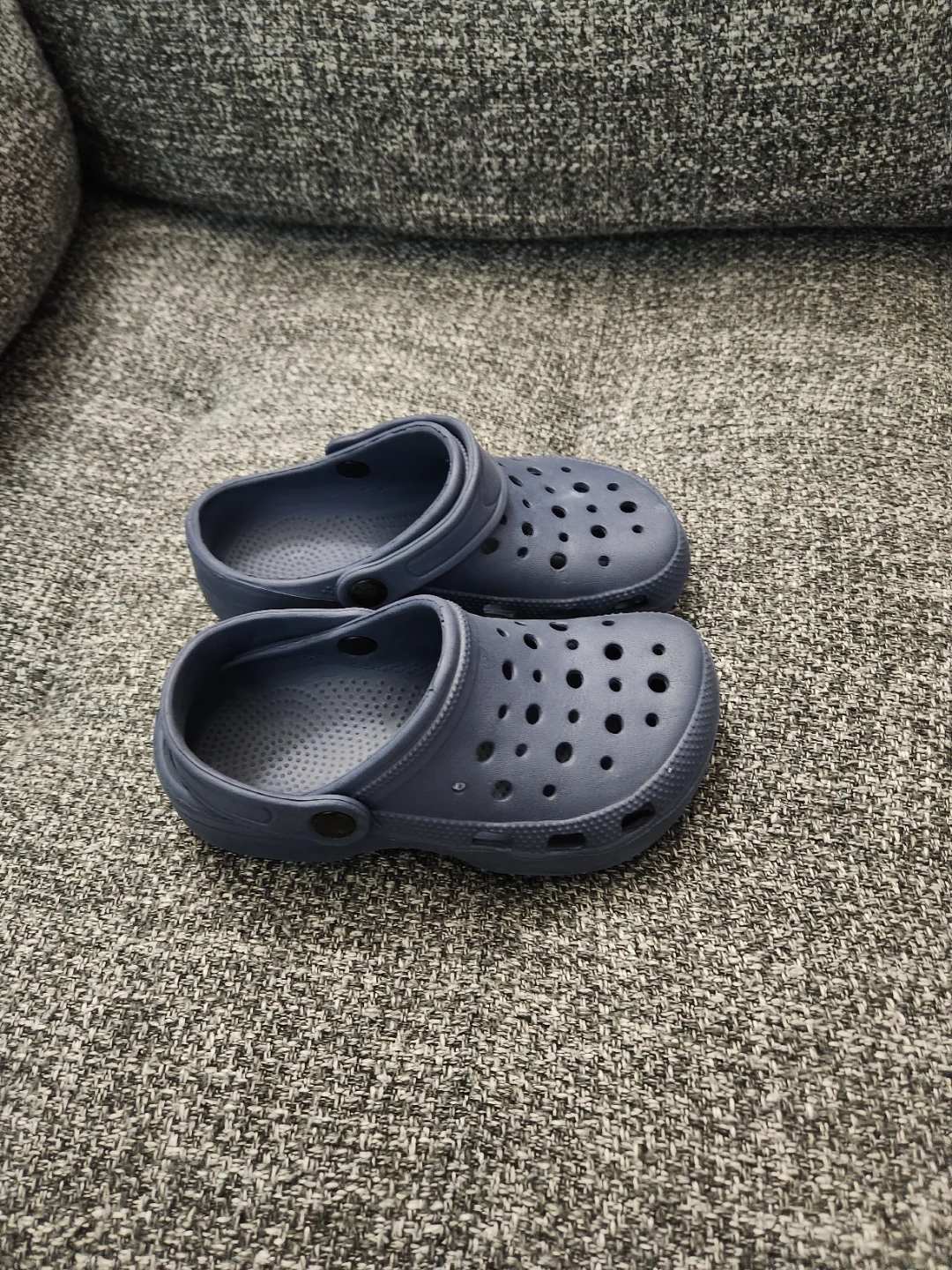 Navy Blue Clogs Sandals, Kids size 11