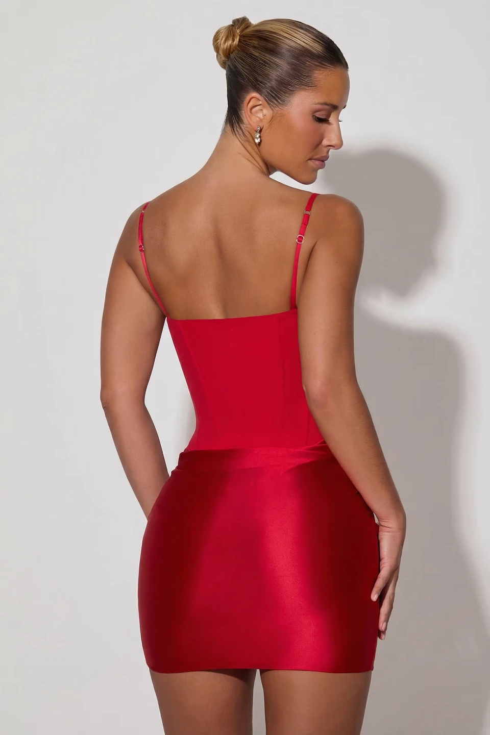 Oh Polly Lioness Red Corset Mini Dress 🏈 - photo 2