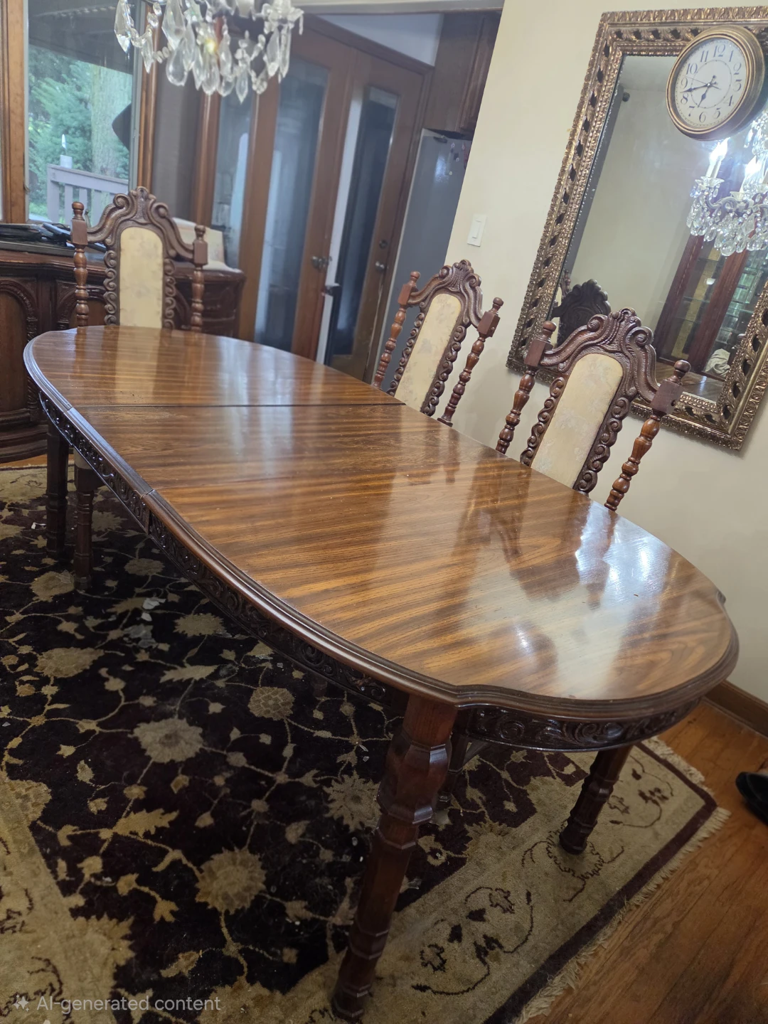Jacobean Renaissance Revival Dining Room Set