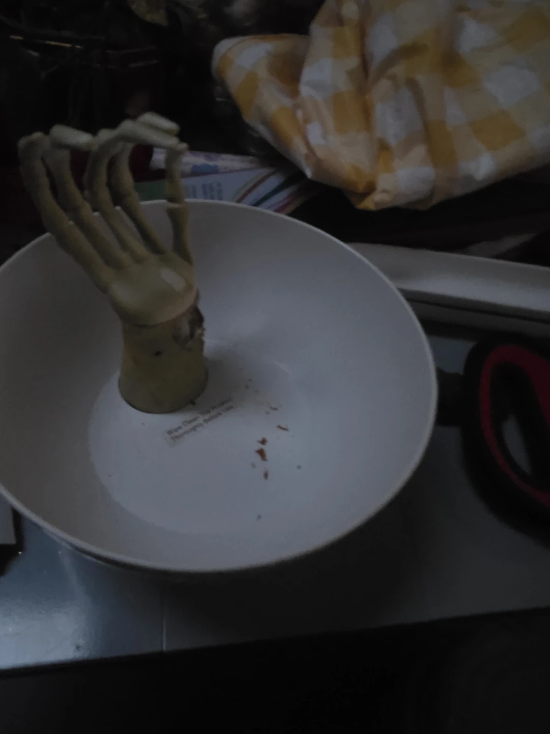Skeleton Hand Serving Bowl