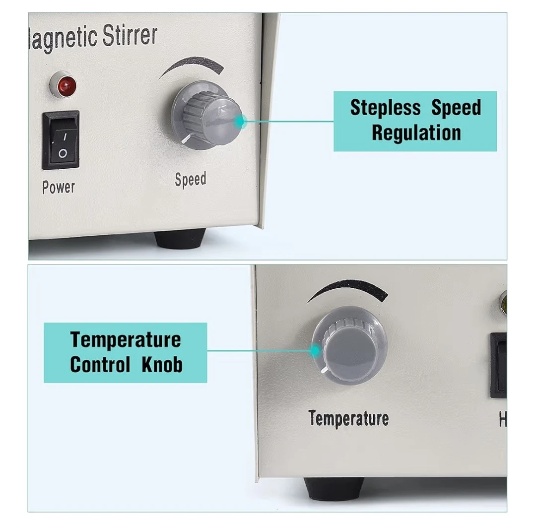 Heated Hot Plate Magnetic Stirrer - photo 2