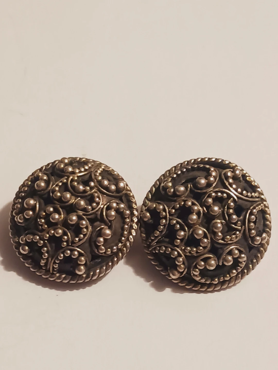 Lois Hill Indonesian Designer Signed Sterling Silver Earrings - photo 2