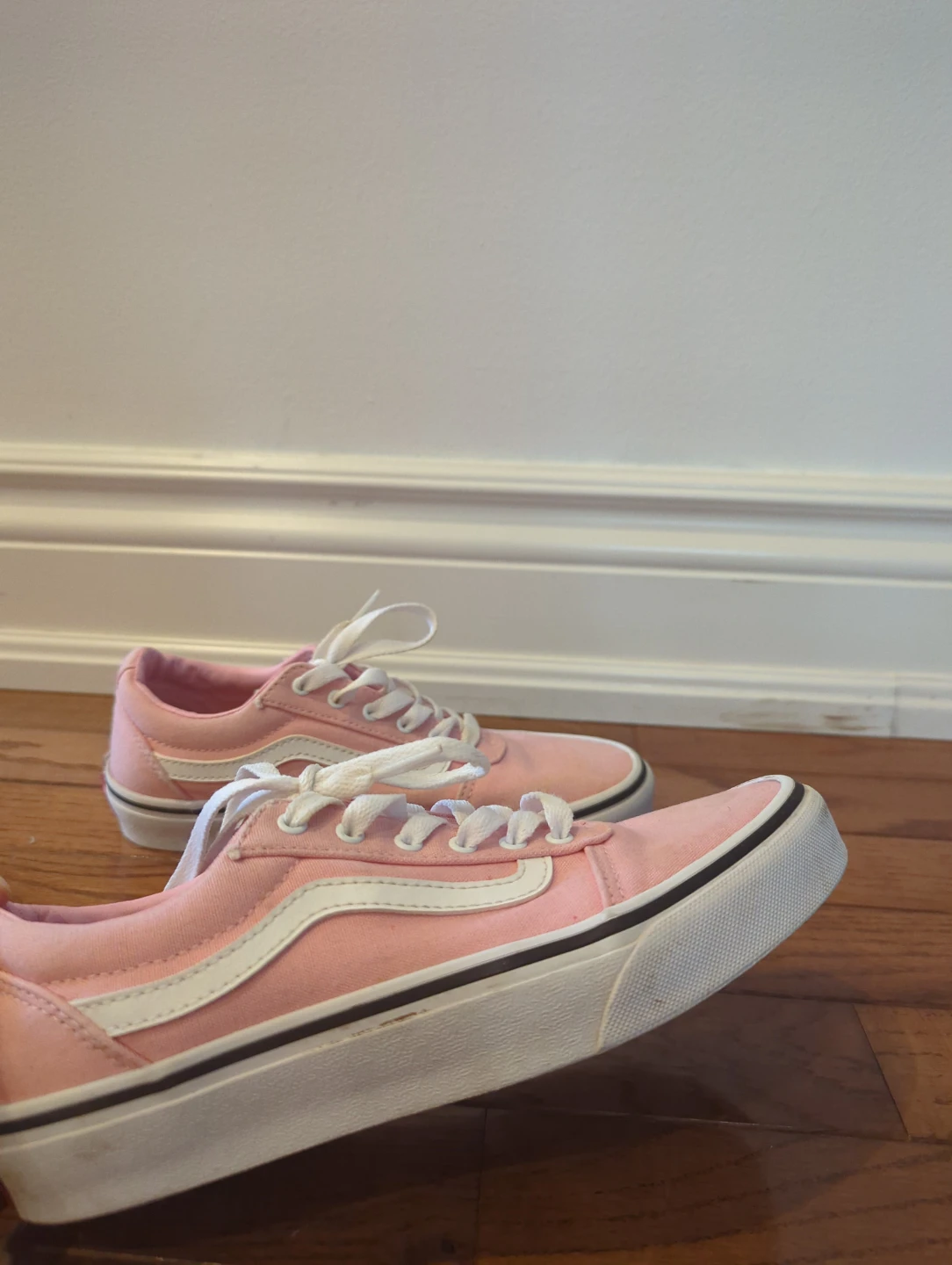 Kids shoes: Pink Vans & Nike white and pink - photo 2