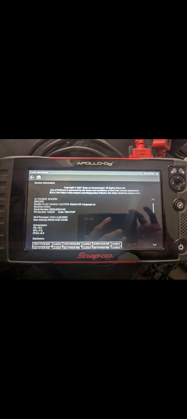 Snap-on Apollo-D9 Diagnostic Scanner