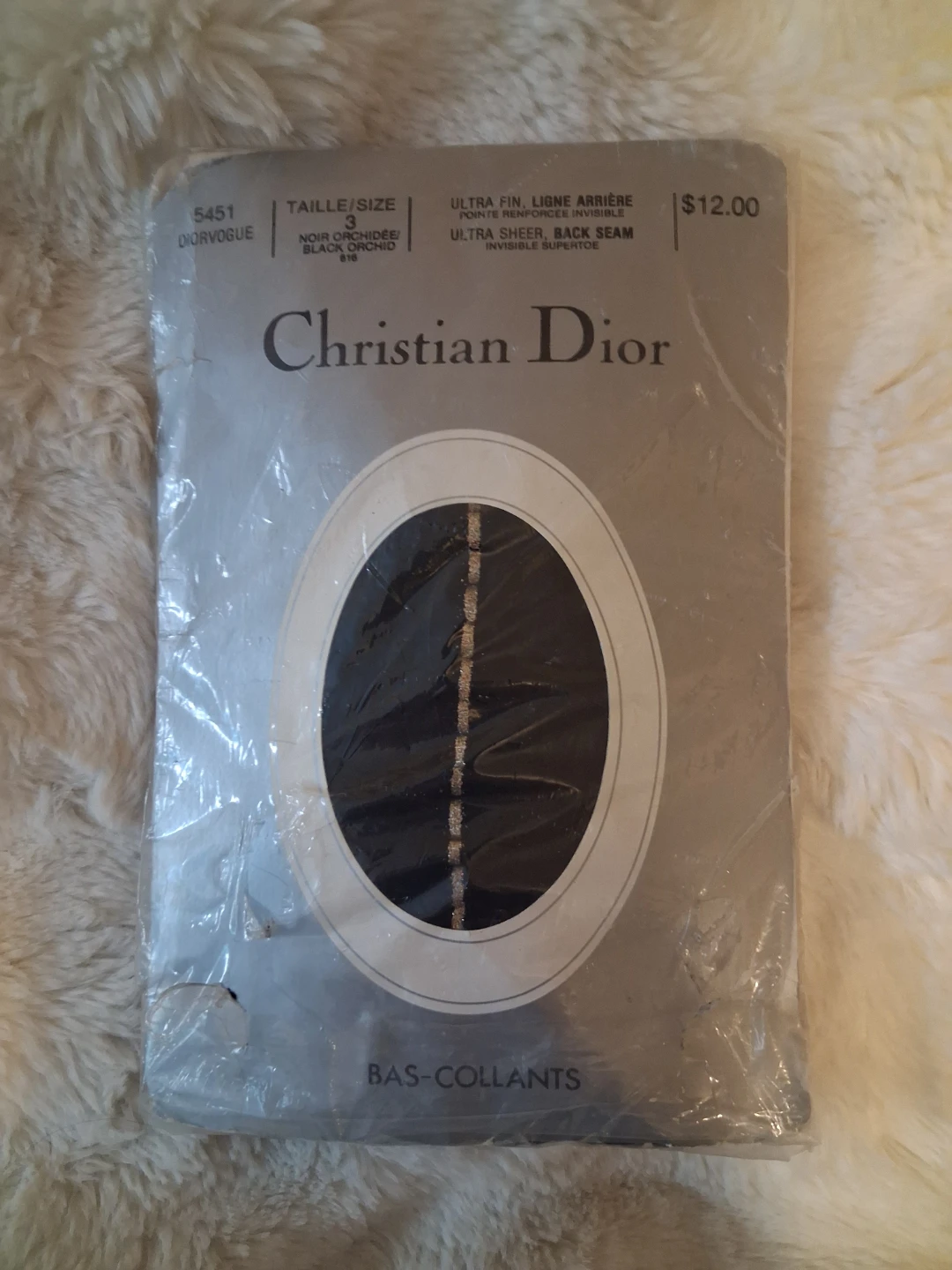Christian Dior Diorvogue Pantyhose Black Orchid - photo 4
