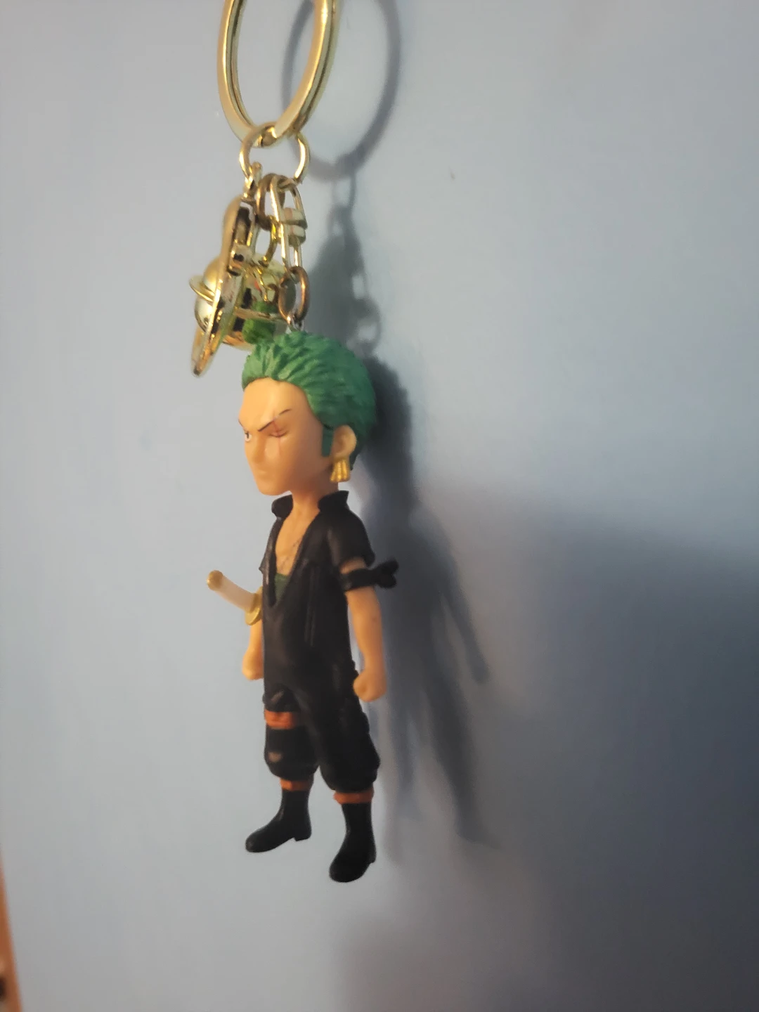 One Piece Zoro Keychain with Bell - photo 3