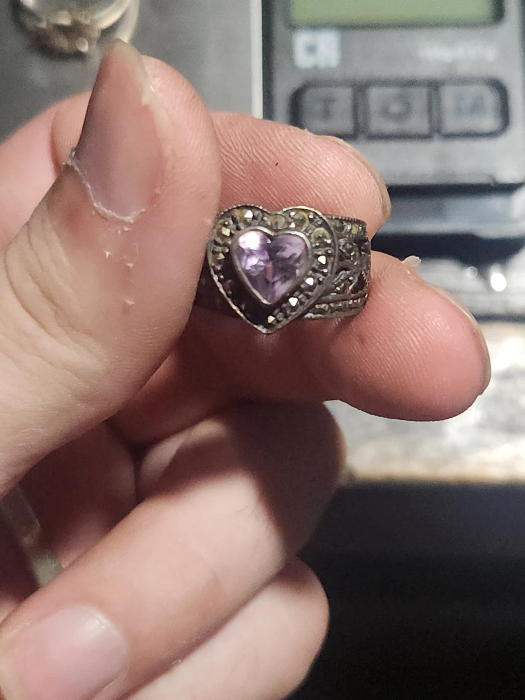 Vintage Sterling Silver 4 Rings