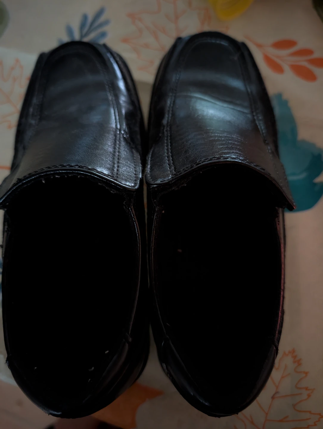 Black Slip-On Dress Shoes Boys size 13