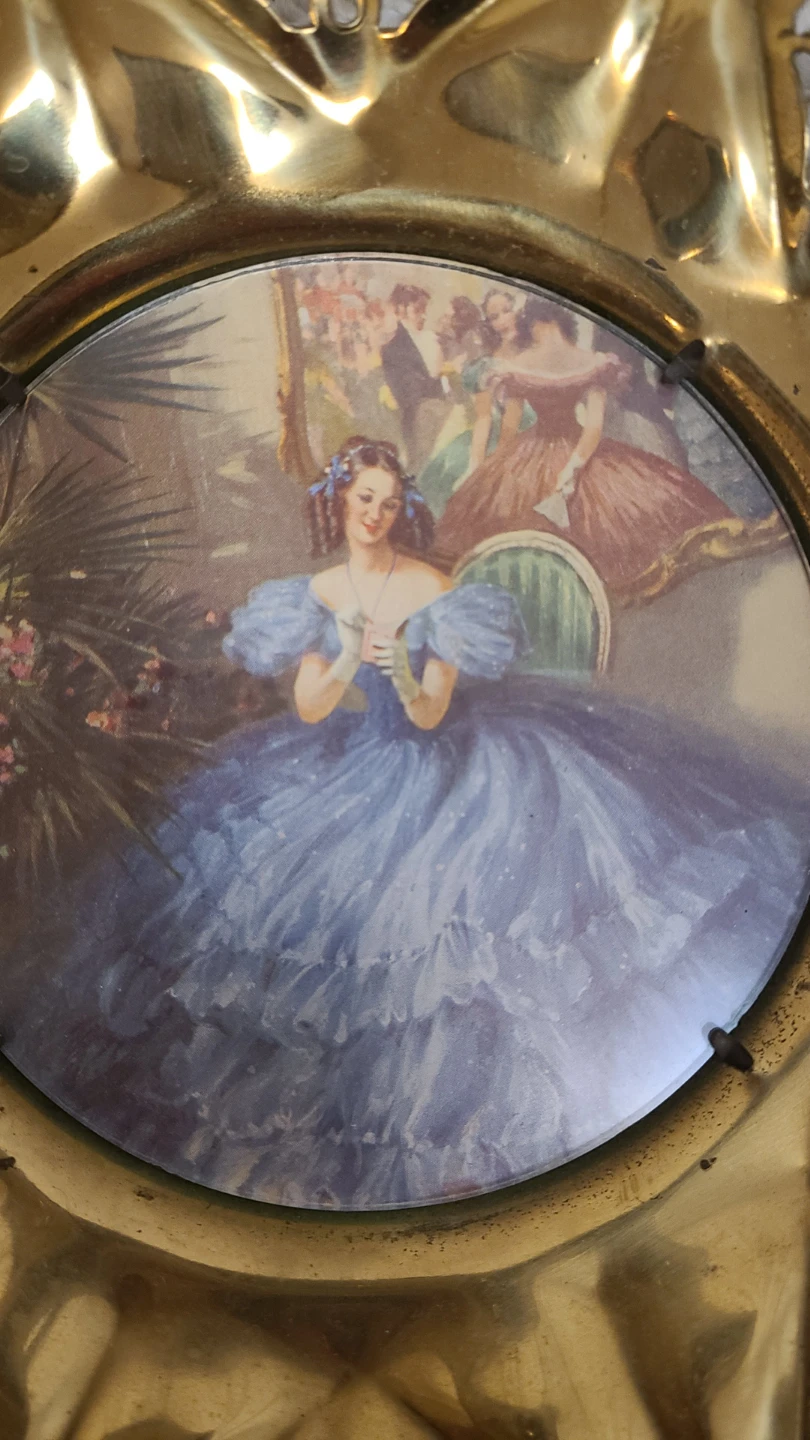 Set of 2 Vintage Brass Decorative Wall Plates - photo 3
