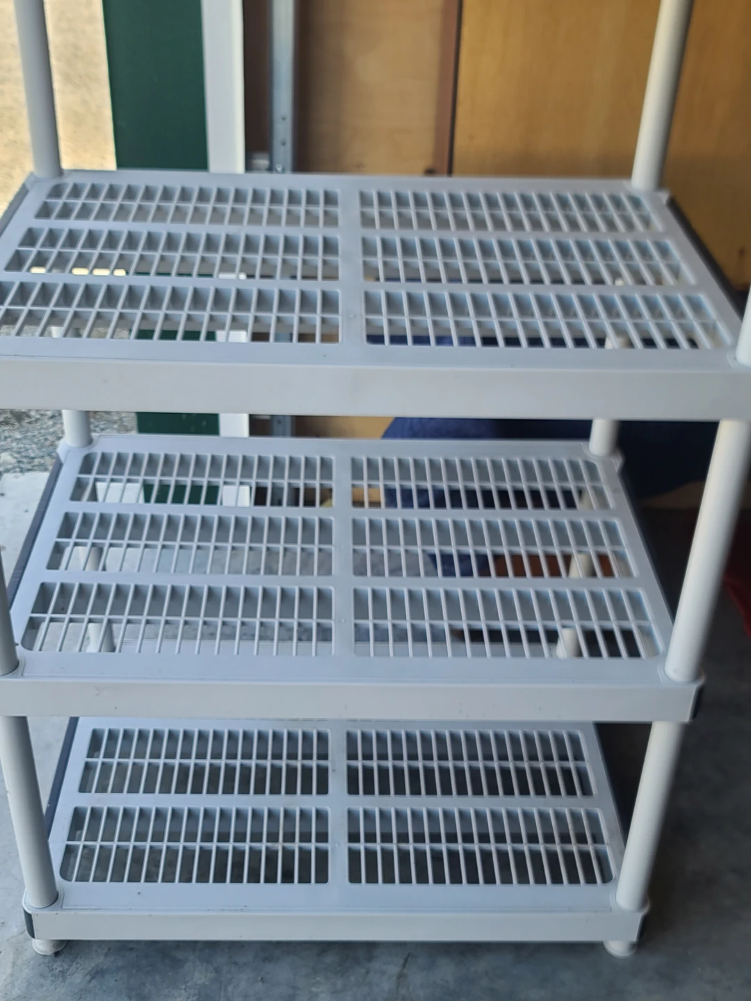 5-Tier Plastic Ventilated Storage Shelving Unit - photo 3