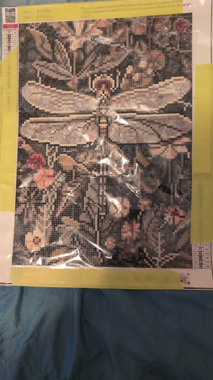 Dragonfly Diamond Painting Kit - photo 2