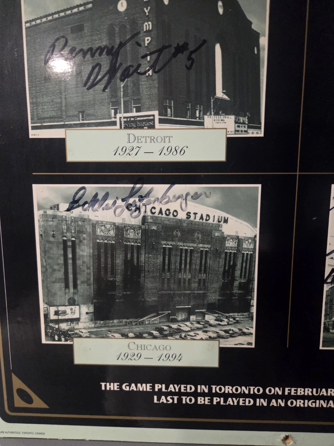 End of an Era Original Six Arenas Commemorative Plaque - photo 4