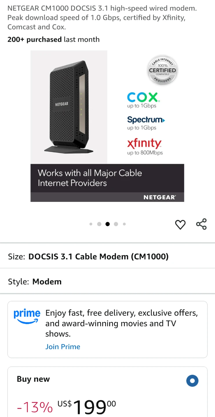 Netgear Nighthawk - Multi Gig Speed Modem - photo 2