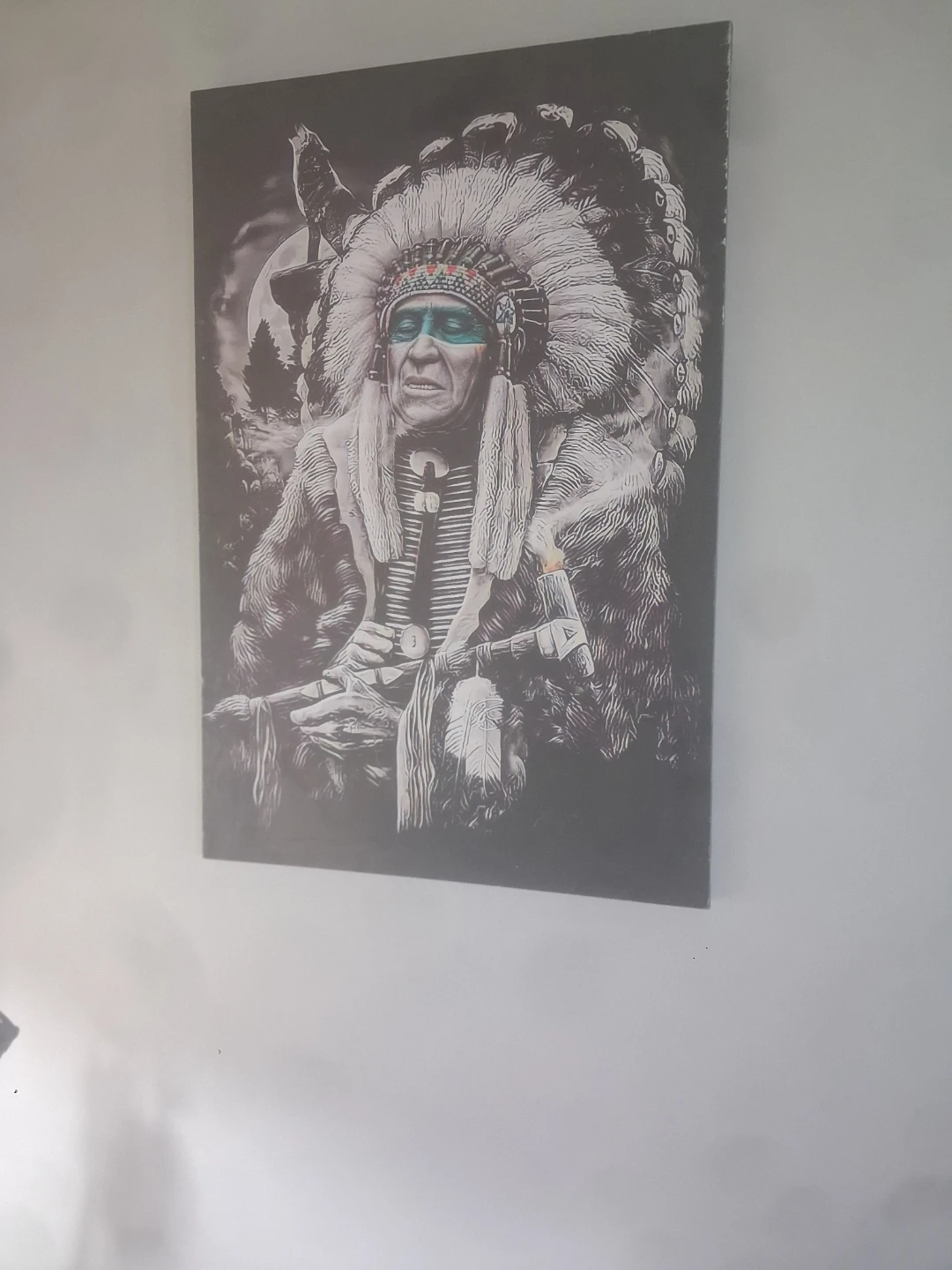 Set of Two Native American Themed Canvas Prints - photo 4