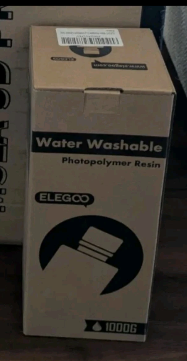 ELEGOO 3D Printer Resin, Water Washable Ceramic Grey 1000 mg
